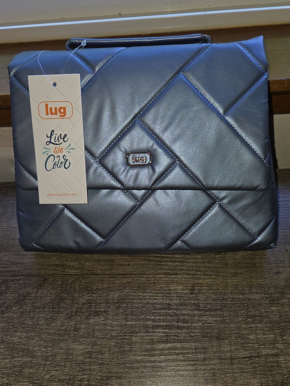 Lug Plie: Metallic Blue Moon